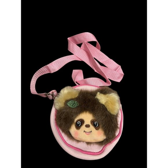 Monchhichi Tanu Raccoon Purse Monchichi Sekiguchi 6” - Picture 1 of 8
